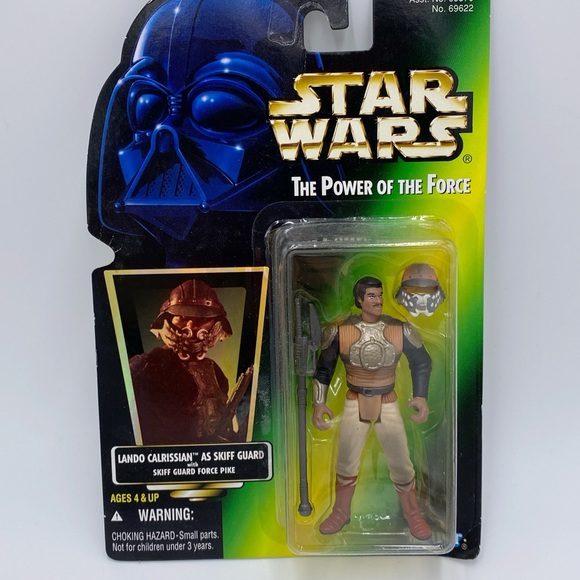 Hasbro Star Wars Action Figure Lando Calrissian as Skiff Guard 1996 - Picture 1 of 7